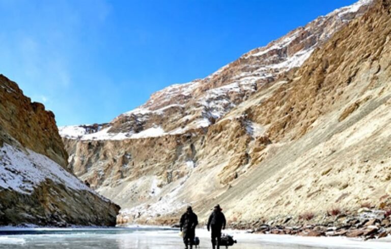 Valley And Lake Of Ladakh